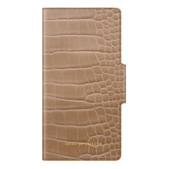 iDeal of Sweden iPhone 13 Pro Wallet Case - Card holder - Camel Croco