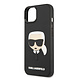 Karl Lagerfeld Karl Lagerfeld coque arriere rigide pour iPhone 14 & 15 Plus - 3D Rubber Karl's Head - Noir Karl Lagerfeld Karl Lagerfeld coque arriere rigide pour iPhone 14 & 15 Plus - 3D Rubber Karl's Head - Noir