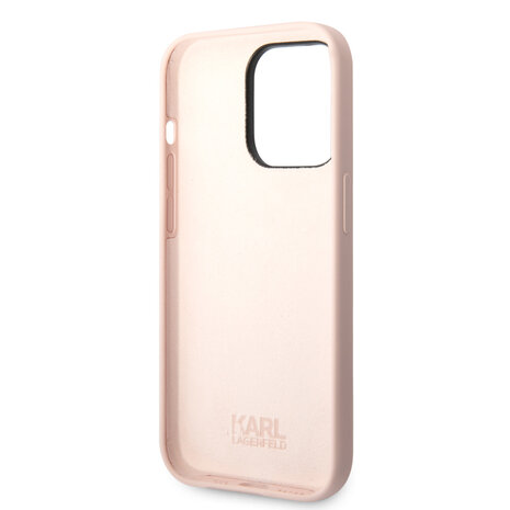 Karl Lagerfeld Karl Lagerfeld iPhone 14 Pro Max Hardcase Hülle - Karl's Head - Rosa Karl Lagerfeld Karl Lagerfeld iPhone 14 Pro Max Hardcase Hülle - Karl's Head - Rosa