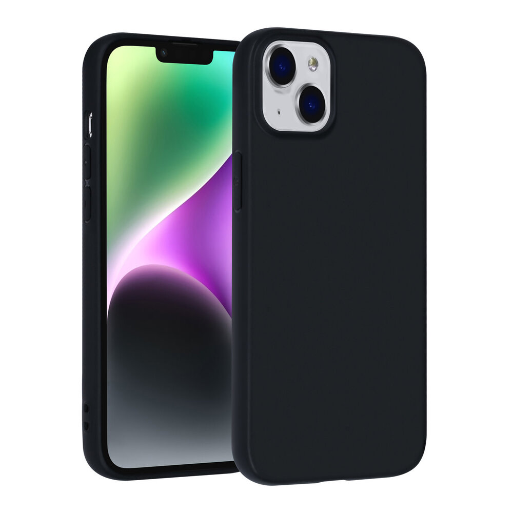 UNIQ Accessory UNIQ Accessory iPhone 14 & 15 Plus SilikonHulle - Schwarz UNIQ Accessory UNIQ Accessory iPhone 14 & 15 Plus SilikonHulle - Schwarz