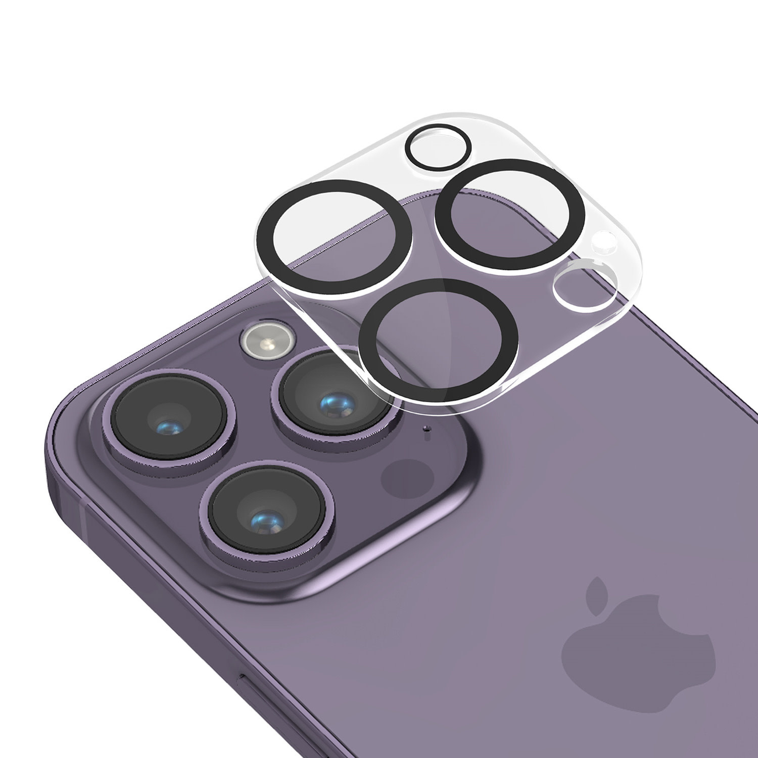 UNIQ Accessory UNIQ Accessory iPhone 14 Pro Lens Protector - Transparant, foto 2 van 4