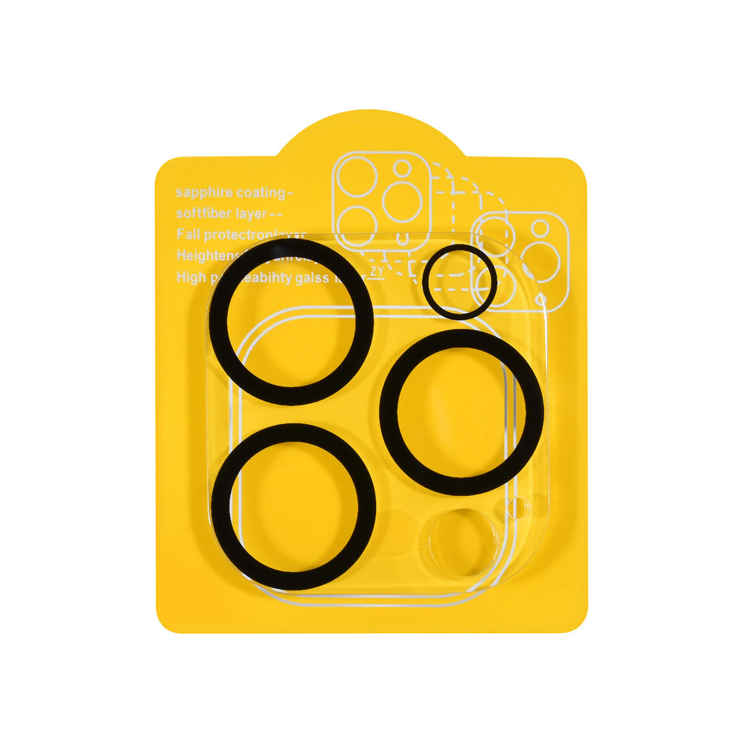 UNIQ Accessory UNIQ Accessory iPhone 14 Pro Lens Protector - Transparant, foto 3 van 4