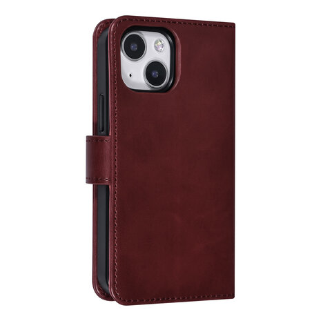 UNIQ Accessory UNIQ Accessory 2 in 1 Rood iPhone 13 Mini Booktype en Backcover Pasjeshouder - Magneetsluiting UNIQ Accessory UNIQ Accessory 2 in 1 Rood iPhone 13 Mini Booktype en Backcover Pasjeshouder - Magneetsluiting