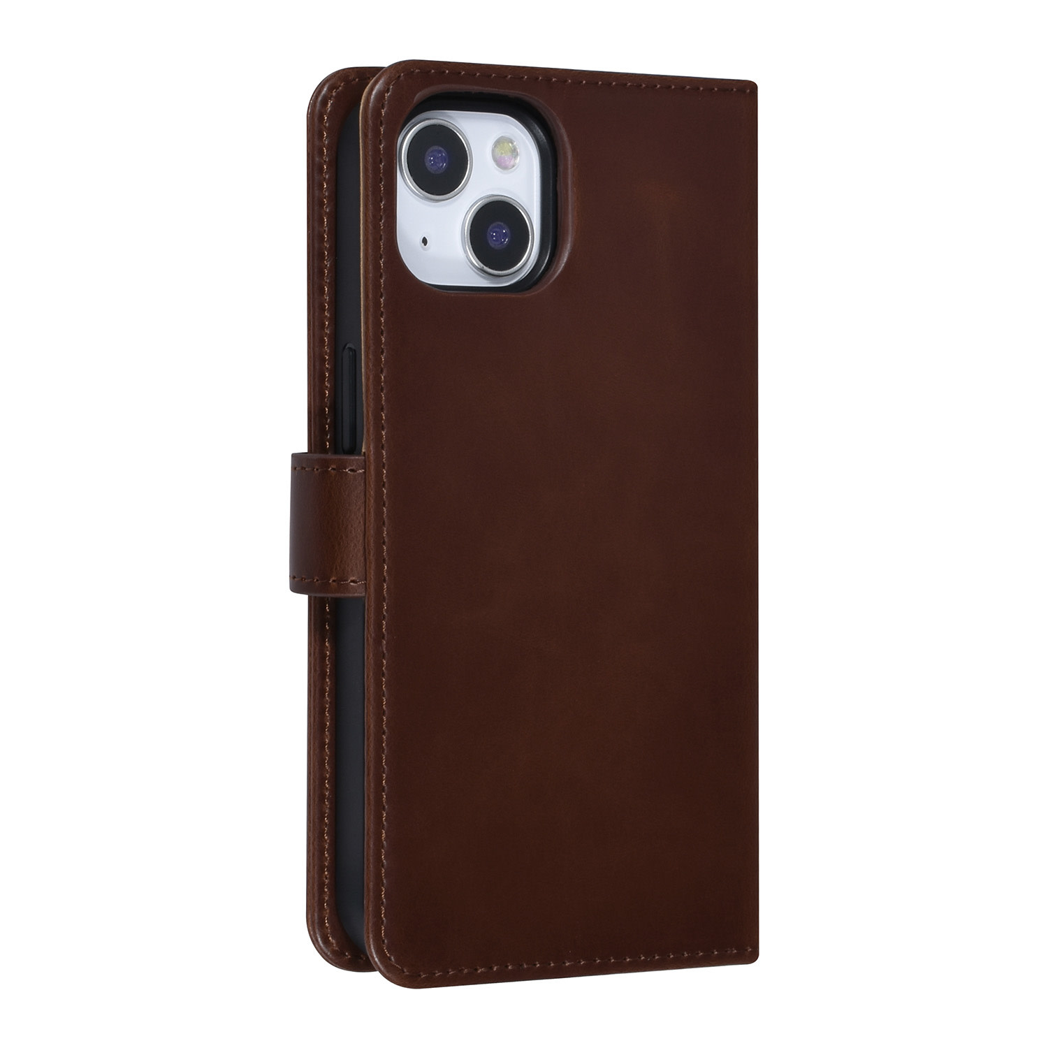 UNIQ Accessory UNIQ Accessory 2 in 1 Bruin iPhone 13 & 14 Booktype en Backcover Pasjeshouder - Magneetsluiting, foto 3 van 6