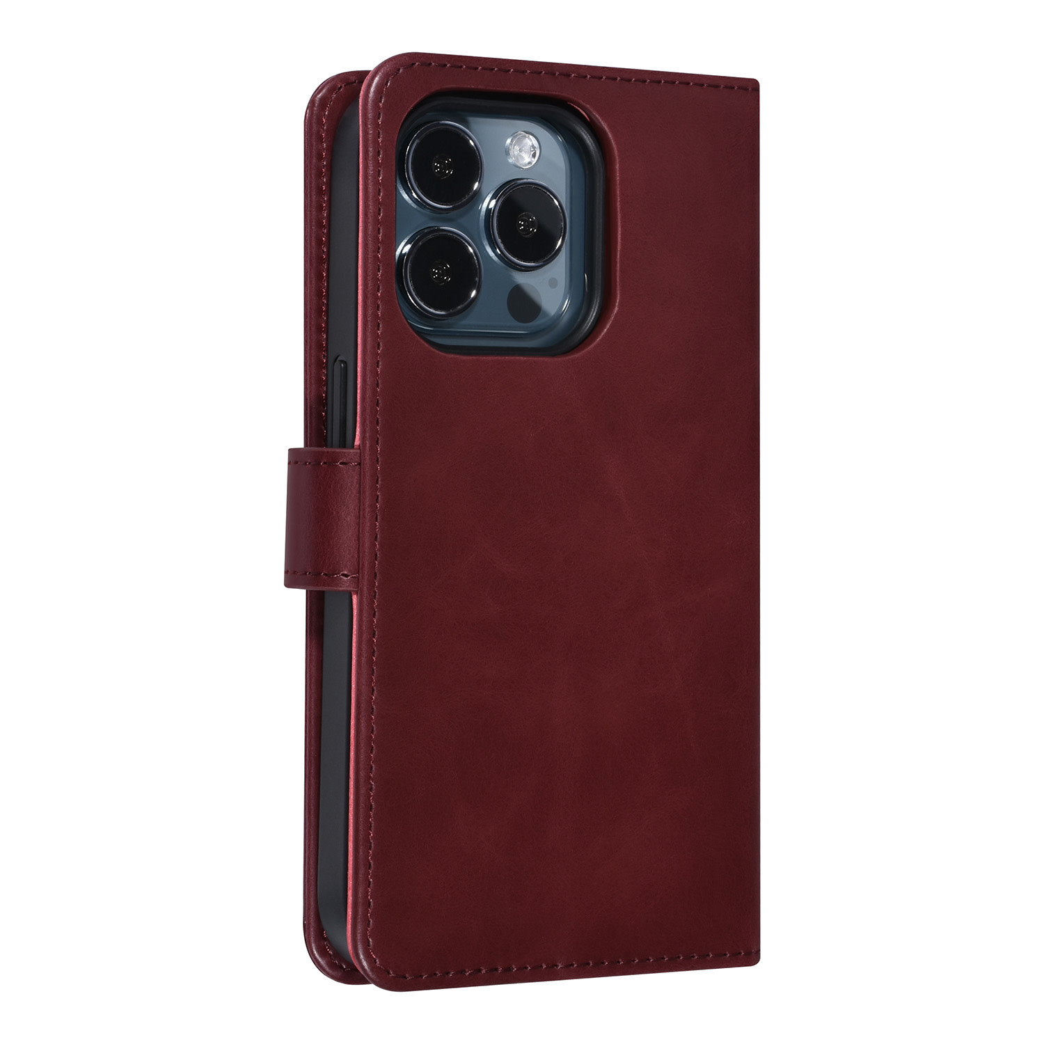 UNIQ Accessory UNIQ Accessory 2 in 1 Rood iPhone 13 Pro Booktype en Backcover Pasjeshouder - Magneetsluiting, foto 3 van 6