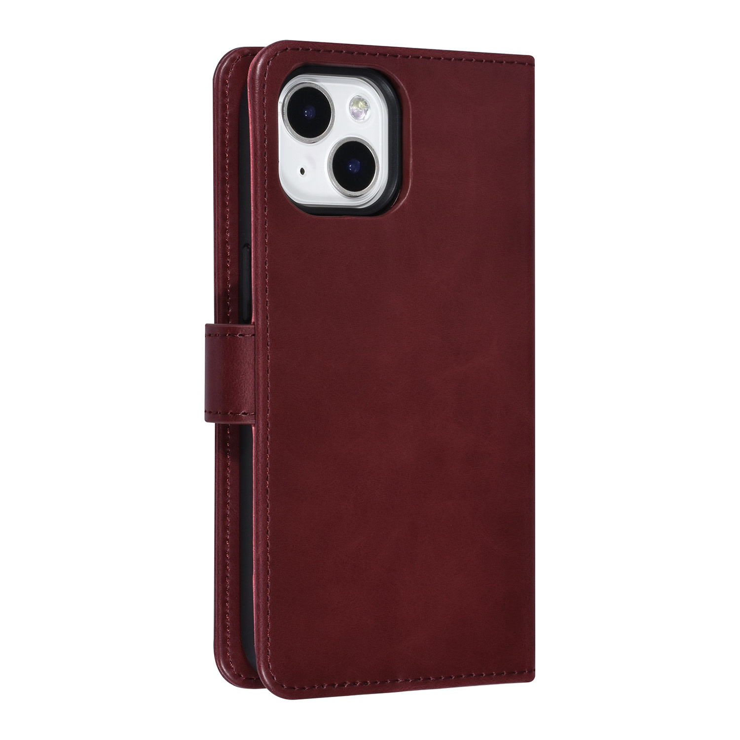 UNIQ Accessory UNIQ Accessory iPhone 14 & 13 Book Case hoesje Pasjeshouder - Rood, foto 3 van 6