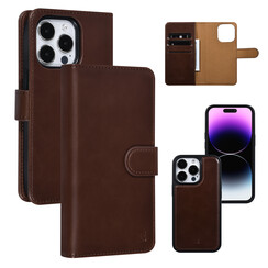 UNIQ Accessory iPhone 14 Pro Book-Case hul - Kartenhalter - Braun