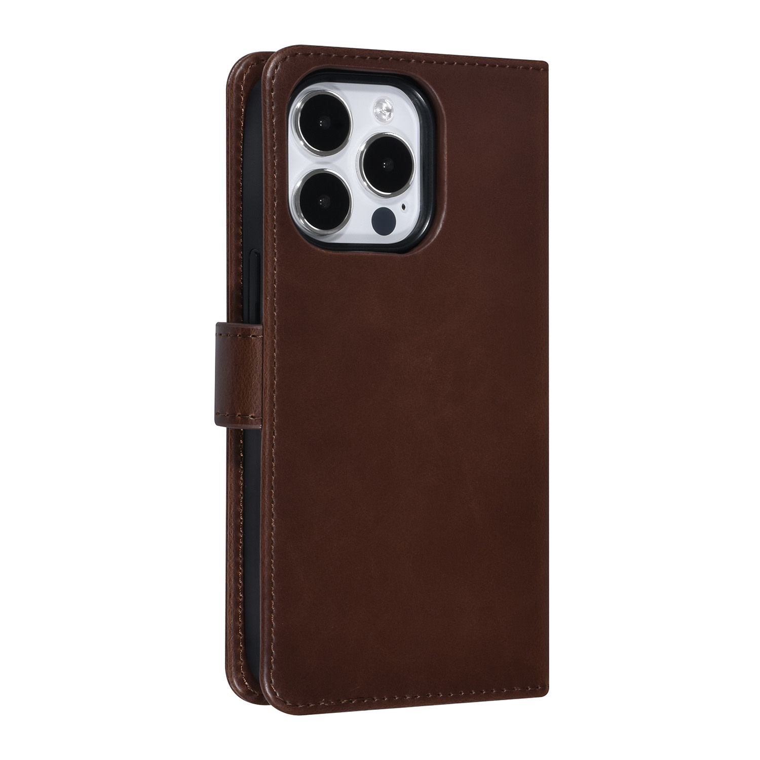 UNIQ Accessory UNIQ Accessory iPhone 14 Pro Book Case hoesje Pasjeshouder - Bruin, foto 2 van 6