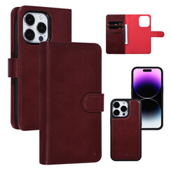 UNIQ Accessory iPhone 14 Pro Book Case hoesje Pasjeshouder - Rood