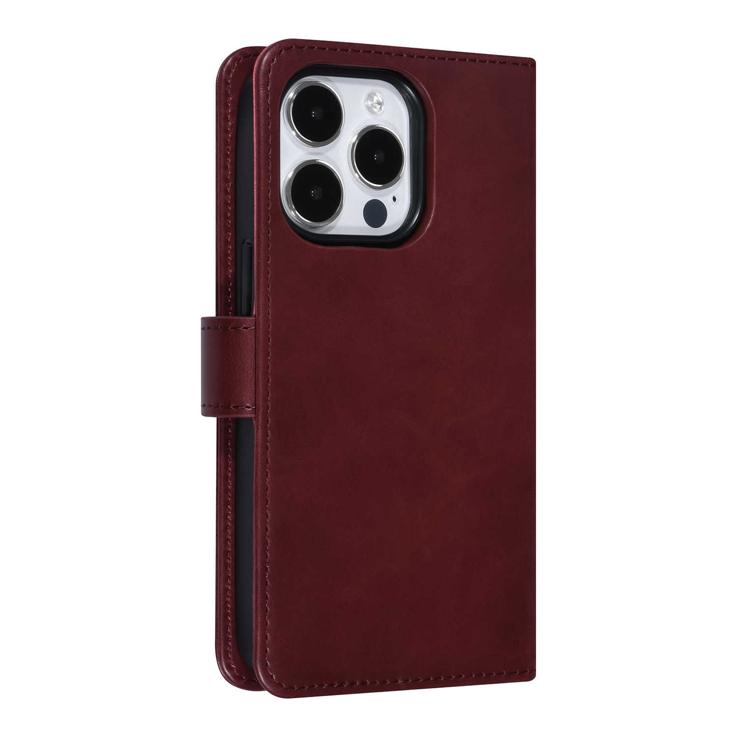 UNIQ Accessory UNIQ Accessory iPhone 14 Pro Book Case hoesje Pasjeshouder - Rood, foto 3 van 6
