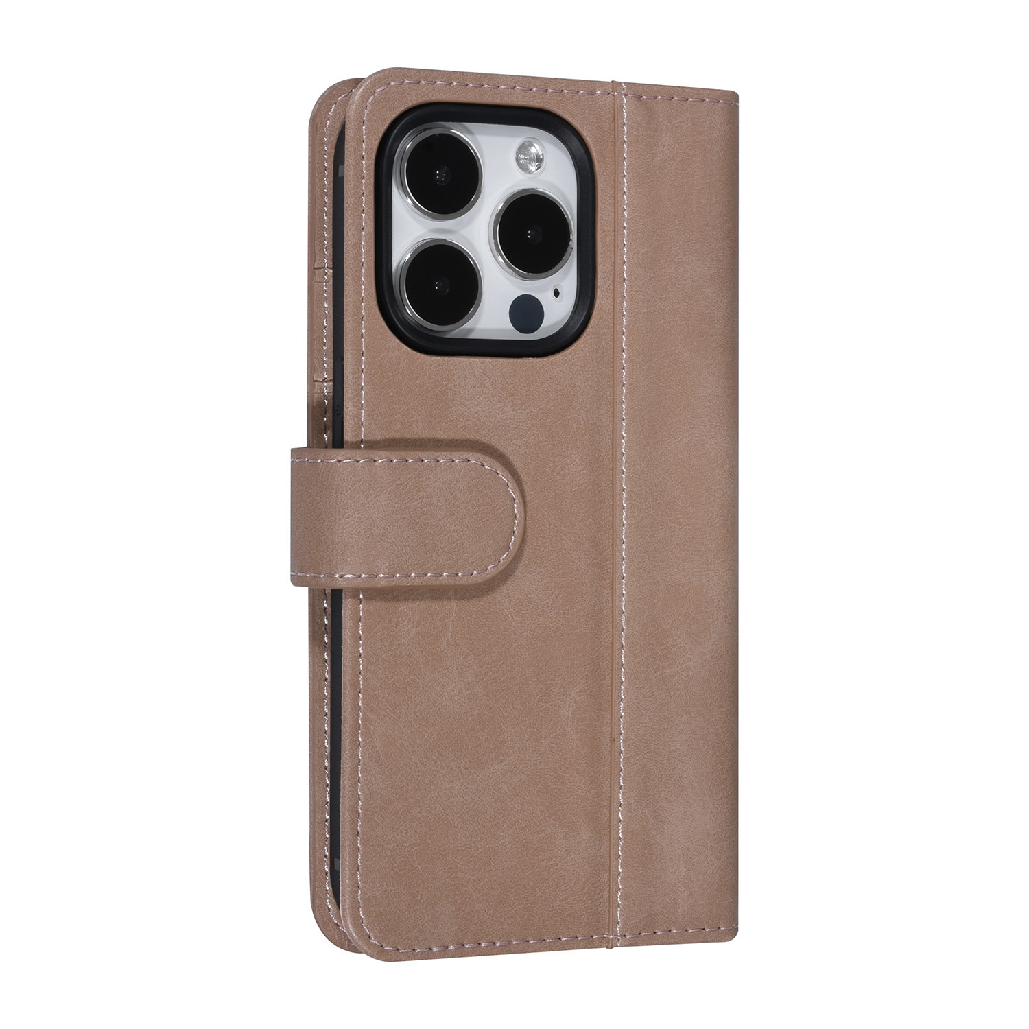 UNIQ Accessory UNIQ Accessory Roze iPhone 14 Pro Booktype Pasjeshouder voor 3 pasjes - Magneetsluiting, foto 3 van 5