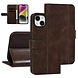 UNIQ Accessory UNIQ Accessory iPhone 14 & 15 Plus - Dunkelbraun Booktype Kartenhalter fur 3 Karten - Magnetverschluss UNIQ Accessory UNIQ Accessory iPhone 14 & 15 Plus - Dunkelbraun Booktype Kartenhalter fur 3 Karten - Magnetverschluss