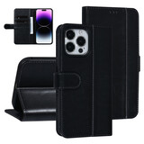 UNIQ Accessory UNIQ Accessory Zwart iPhone 14 Pro Max Booktype Pasjeshouder voor 3 pasjes - Magneetsluiting UNIQ Accessory UNIQ Accessory Zwart iPhone 14 Pro Max Booktype Pasjeshouder voor 3 pasjes - Magneetsluiting