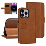 UNIQ Accessory UNIQ AccessoryiPhone 14 Pro Max Marron Porte-cartes Booktype pour 3 cartes - Fermeture magnétique