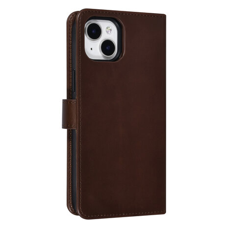 UNIQ Accessory UNIQ Accessory 2 in 1 iPhone 14 & 15 Plus Brown Book type and back cover card holder - magnetic closure UNIQ Accessory UNIQ Accessory 2 in 1 iPhone 14 & 15 Plus Brown Book type and back cover card holder - magnetic closure