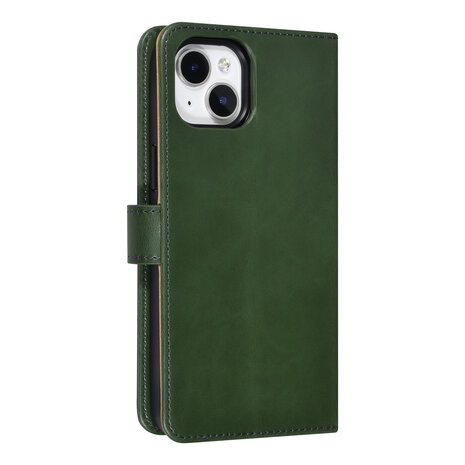 UNIQ Accessory UNIQ Accessory 2 in 1 Groen iPhone 14 & 15 Plus Booktype en Backcover Pasjeshouder - Magneetsluiting UNIQ Accessory UNIQ Accessory 2 in 1 Groen iPhone 14 & 15 Plus Booktype en Backcover Pasjeshouder - Magneetsluiting