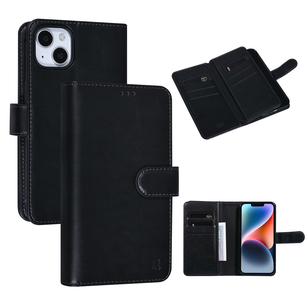 UNIQ Accessory UNIQ Accessory iPhone 14 & 13 - Schwarz Booktype Kartenhalter fur 9 Karten - Magnetverschluss UNIQ Accessory UNIQ Accessory iPhone 14 & 13 - Schwarz Booktype Kartenhalter fur 9 Karten - Magnetverschluss