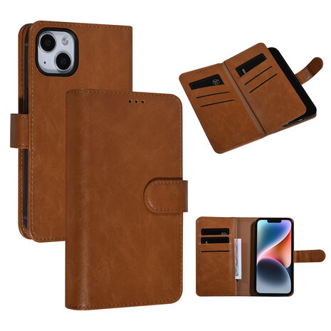 UNIQ Accessory UNIQ Accessory iPhone 14 & 13 - Braun Booktype Kartenhalter fur 9 Karten - Magnetverschluss UNIQ Accessory UNIQ Accessory iPhone 14 & 13 - Braun Booktype Kartenhalter fur 9 Karten - Magnetverschluss