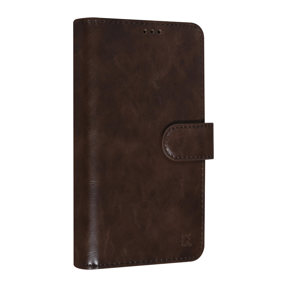 UNIQ Accessory UNIQ Accessory DonkerBruin iPhone 14 & 13 Booktype Pasjeshouder voor 9 pasjes - Magneetsluiting UNIQ Accessory UNIQ Accessory DonkerBruin iPhone 14 & 13 Booktype Pasjeshouder voor 9 pasjes - Magneetsluiting