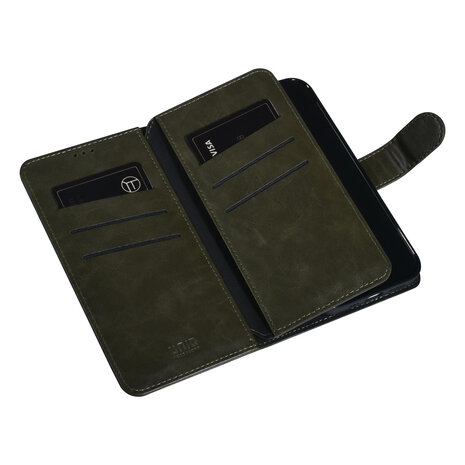 UNIQ Accessory UNIQ AccessoryiPhone 14 & 13 Vert Porte-cartes Booktype pour 9 cartes - Fermeture magnetique UNIQ Accessory UNIQ AccessoryiPhone 14 & 13 Vert Porte-cartes Booktype pour 9 cartes - Fermeture magnetique