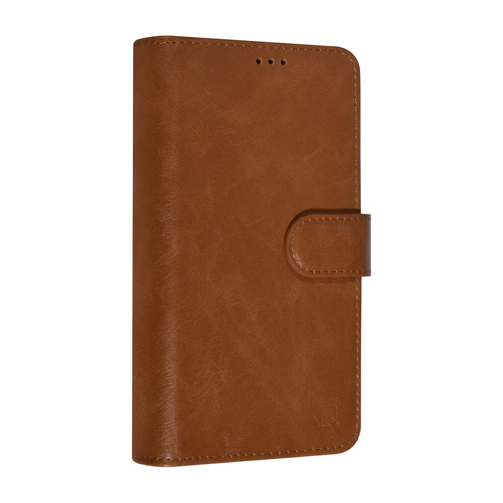 UNIQ Accessory UNIQ Accessory Bruin iPhone 14 Pro Booktype Pasjeshouder voor 9 pasjes - Magneetsluiting UNIQ Accessory UNIQ Accessory Bruin iPhone 14 Pro Booktype Pasjeshouder voor 9 pasjes - Magneetsluiting