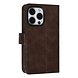 UNIQ Accessory UNIQ Accessory DonkerBruin iPhone 14 Pro Booktype Pasjeshouder voor 9 pasjes - Magneetsluiting UNIQ Accessory UNIQ Accessory DonkerBruin iPhone 14 Pro Booktype Pasjeshouder voor 9 pasjes - Magneetsluiting