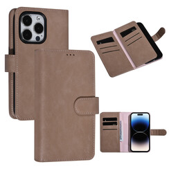 UNIQ Accessory Roze iPhone 14 Pro Booktype Pasjeshouder voor 9 pasjes - Magneetsluiting