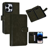 UNIQ Accessory UNIQ Accessory DonkerGroen iPhone 14 Pro Booktype Pasjeshouder voor 9 pasjes - Magneetsluiting