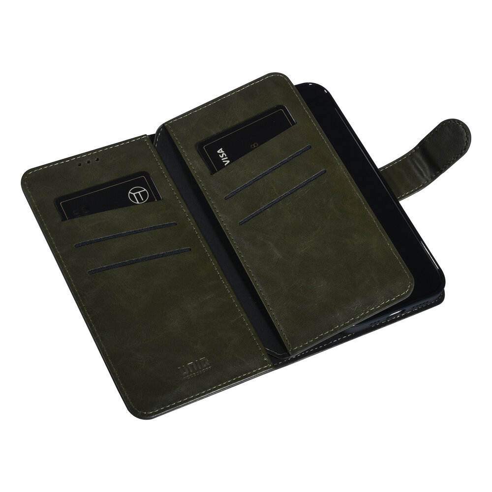 UNIQ Accessory UNIQ Accessory iPhone 14 Pro Dark Green Booktype Card holder for 9 cards - Magnetic closure UNIQ Accessory UNIQ Accessory iPhone 14 Pro Dark Green Booktype Card holder for 9 cards - Magnetic closure