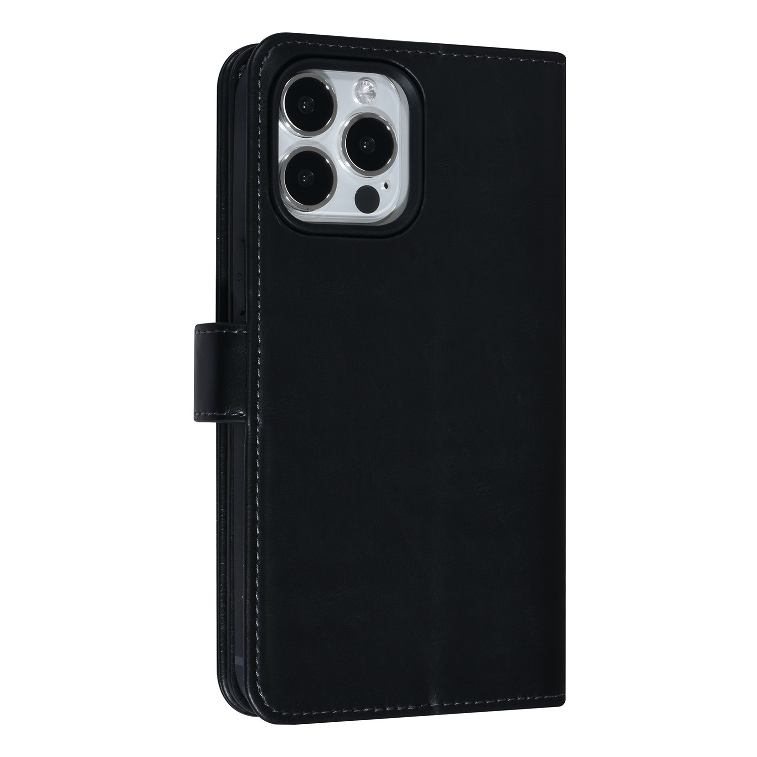 UNIQ Accessory UNIQ Accessory Zwart iPhone 14 Pro Max Booktype Pasjeshouder voor 9 pasjes - Magneetsluiting, foto 3 van 5