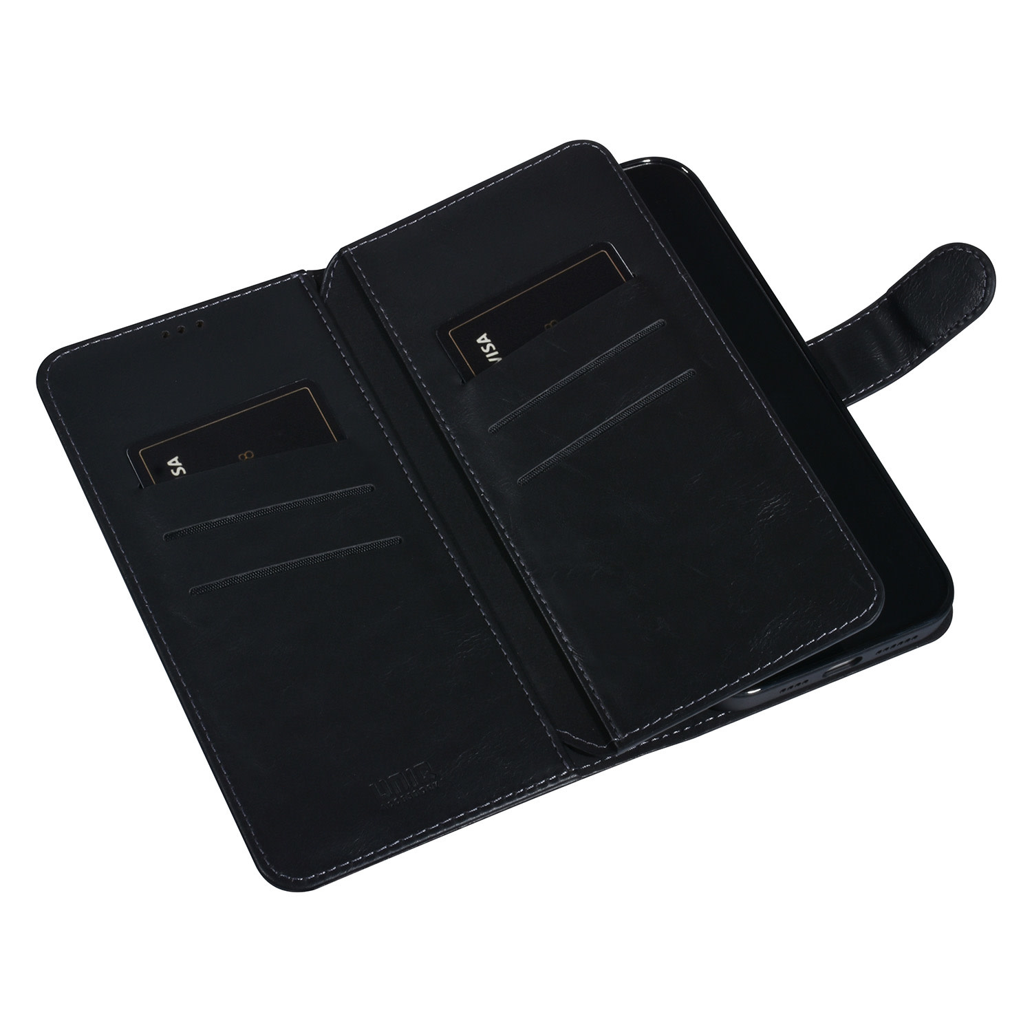 UNIQ Accessory UNIQ Accessory Zwart iPhone 14 Pro Max Booktype Pasjeshouder voor 9 pasjes - Magneetsluiting, foto 4 van 5