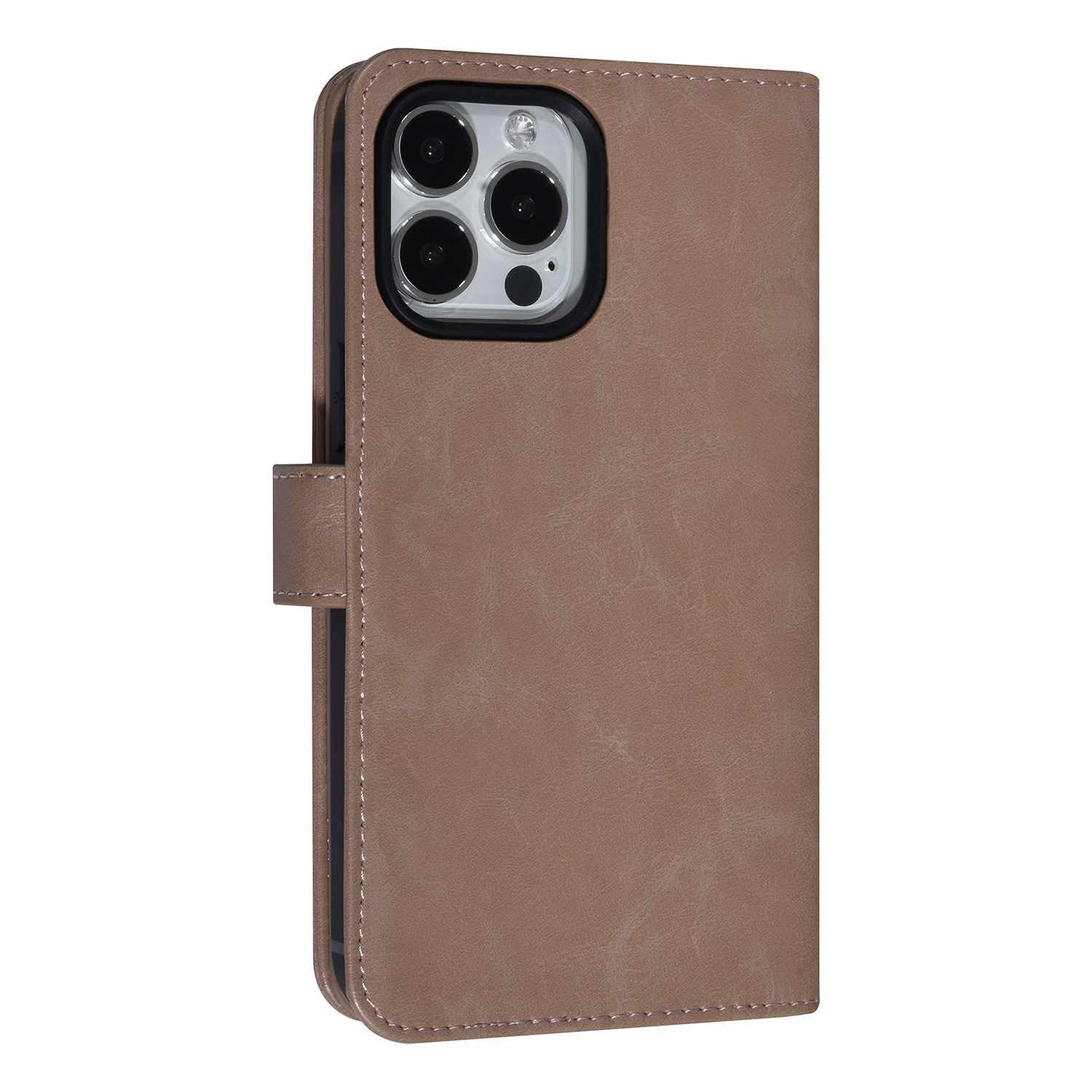 UNIQ Accessory UNIQ Accessory Roze iPhone 14 Pro Max Booktype Pasjeshouder voor 9 pasjes - Magneetsluiting, foto 3 van 5