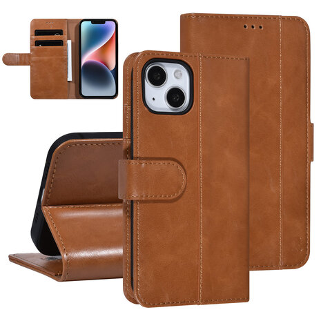 UNIQ Accessory UNIQ Accessory iPhone 14 & 13 Brown Booktype Card holder for 3 cards - Magnetic closure UNIQ Accessory UNIQ Accessory iPhone 14 & 13 Brown Booktype Card holder for 3 cards - Magnetic closure