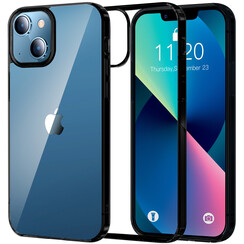 UNIQ Accessory iPhone 13 & iPhone 14 - Premium coque arriere rigide pour - Noir