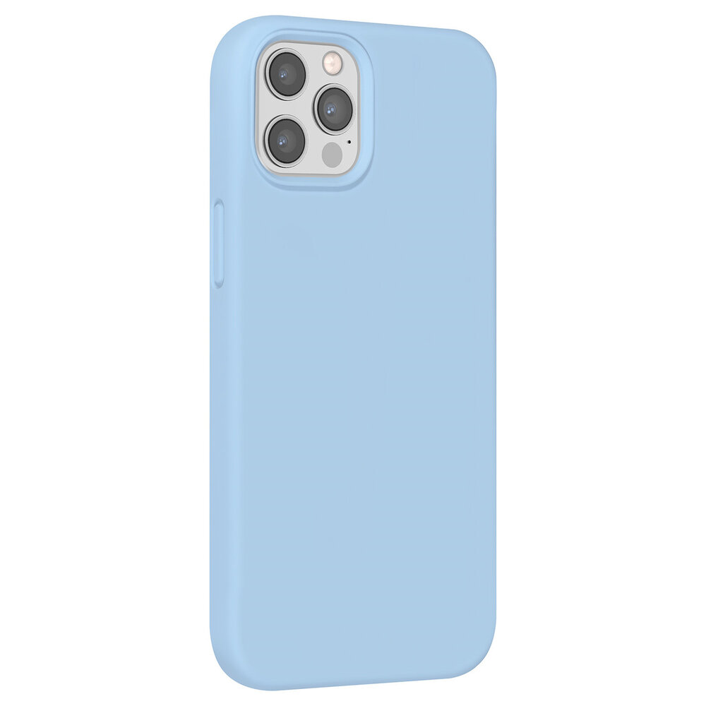 UNIQ Accessory UNIQ Accessory iPhone 12 Pro Max - Premium TPU Backcover - Light Blue UNIQ Accessory UNIQ Accessory iPhone 12 Pro Max - Premium TPU Backcover - Light Blue