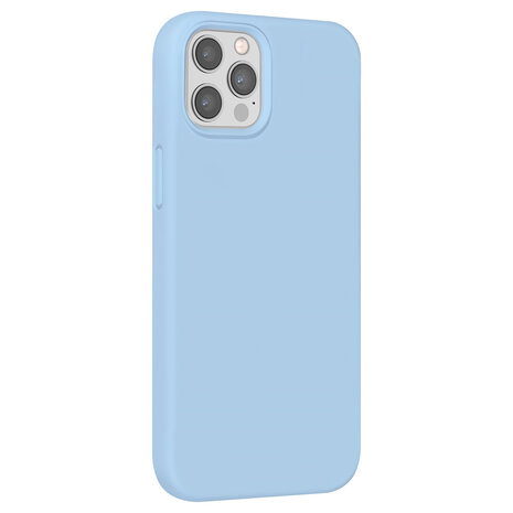 UNIQ Accessory UNIQ Accessory iPhone 12 Pro Max - Premium TPU Backcover - Light Blue UNIQ Accessory UNIQ Accessory iPhone 12 Pro Max - Premium TPU Backcover - Light Blue
