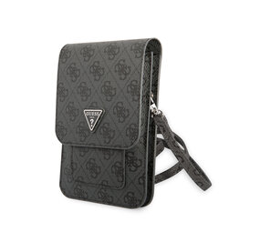 Guess Guess 7 inch PU Leather Wallet bag - Zwart - 4G - Triangle Guess Guess 7 inch PU Leather Wallet bag - Zwart - 4G - Triangle