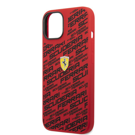 Ferrari Ferrari iPhone 14 Pro Hardcase Scuderia All-Over - Red Ferrari Ferrari iPhone 14 Pro Hardcase Scuderia All-Over - Red