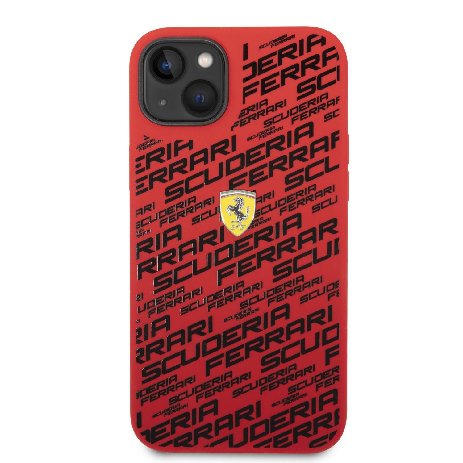 Ferrari Ferrari iPhone 14 & 15 Plus Hardcase Backcover - Scuderia All-Over - Rood, foto 4 van 6