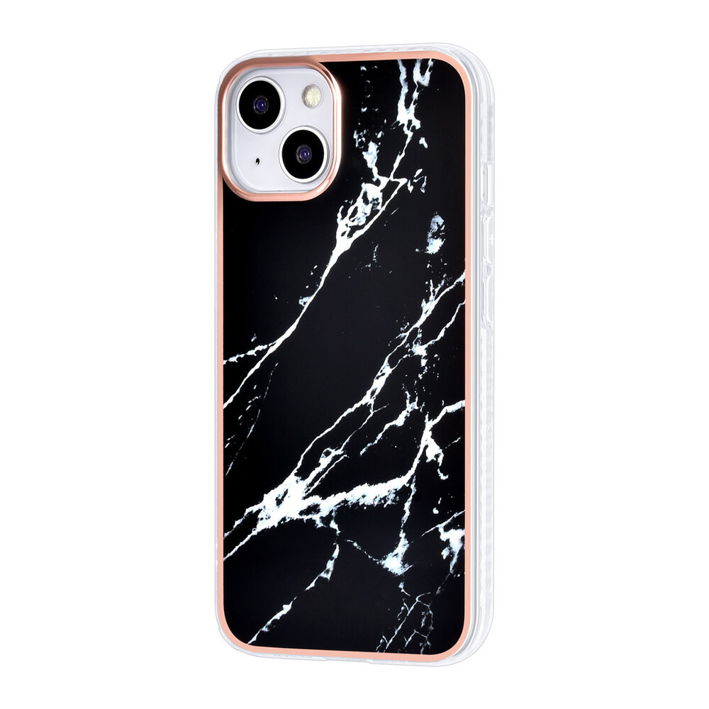 UNIQ Accessory UNIQ Accessory iPhone 13 & 14 TPU Backcover hoesje - Marble Black UNIQ Accessory UNIQ Accessory iPhone 13 & 14 TPU Backcover hoesje - Marble Black