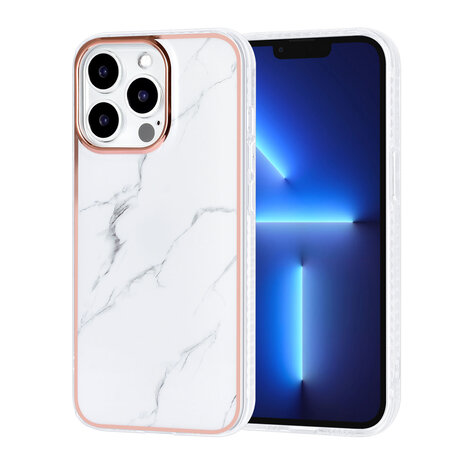 UNIQ Accessory UNIQ Accessory iPhone 13 Pro TPU Coque - Marble UNIQ Accessory UNIQ Accessory iPhone 13 Pro TPU Coque - Marble