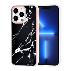 UNIQ Accessory iPhone 13 Pro TPU Backcover hoesje - Marble Black