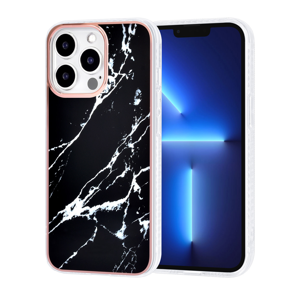 UNIQ Accessory UNIQ Accessory iPhone 13 Pro TPU Backcover hoesje - Marble Black
