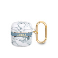 Guess Guess Airpods - Airpods 2 Case - Marble - Blue