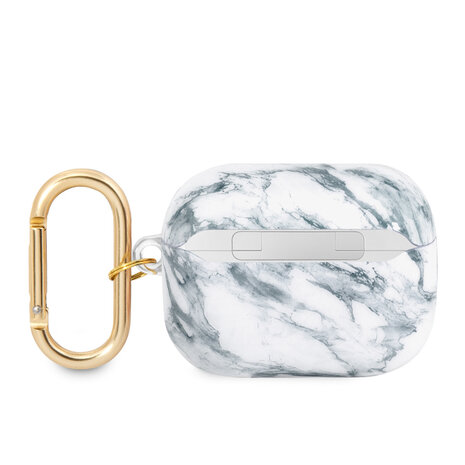 Guess Guess Airpods Pro & Pro 2 Case - Marble - Bleu