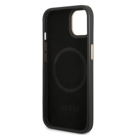 Guess Guess coque arriere rigide pour iPhone 14 & 15 Plus - 4G - Gold Camera & Buttons - Magsafe Compatible - Gris Guess Guess coque arriere rigide pour iPhone 14 & 15 Plus - 4G - Gold Camera & Buttons - Magsafe Compatible - Gris