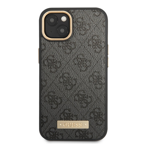 Guess Guess coque arriere rigide pour iPhone 14 & 15 Plus - 4G - Gold Camera & Buttons - Magsafe Compatible - Gris Guess Guess coque arriere rigide pour iPhone 14 & 15 Plus - 4G - Gold Camera & Buttons - Magsafe Compatible - Gris