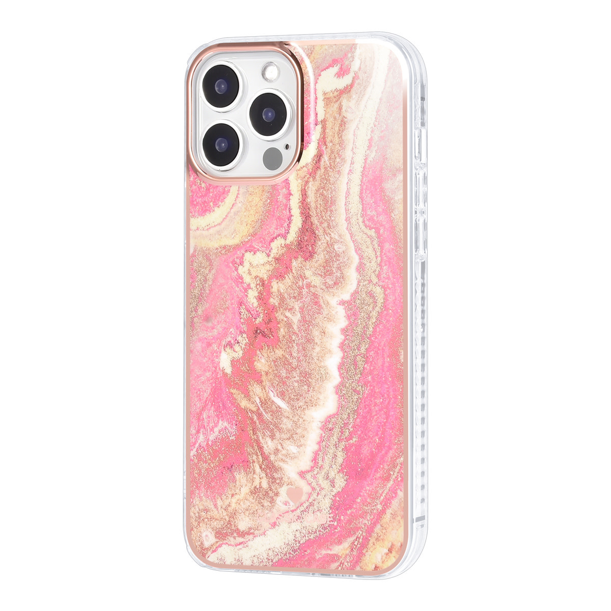 UNIQ Accessory UNIQ Accessory iPhone 13 Pro Max TPU Backcover - Marble Pink, foto 2 van 3
