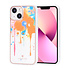 UNIQ Accessory iPhone 13 Mini TPU Backcover - Graffiti Orange UNIQ Accessory iPhone 13 Mini TPU Backcover - Graffiti Orange