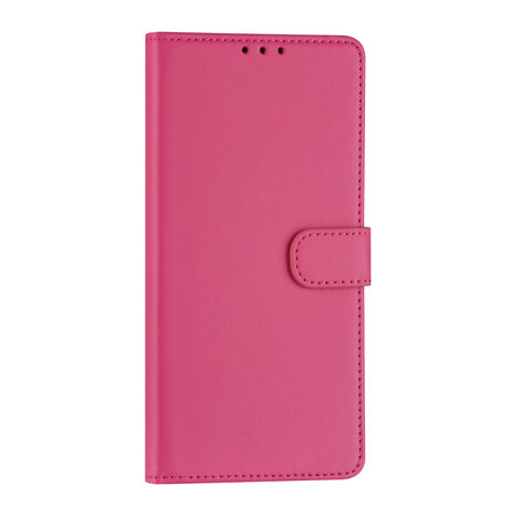Samsung Galaxy A13 4G Book-Case hul - Kartenhalter für 3 Karten - Magnetverschluss - Hot Pink Samsung Galaxy A13 4G Book-Case hul - Kartenhalter für 3 Karten - Magnetverschluss - Hot Pink